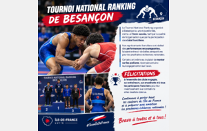 Tournoi National Ranking de Besançon 2026