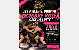 🩷 OCTOBRE ROSE : LES AIGLES DE PROVINS SE MOBILISENT ! 🩷